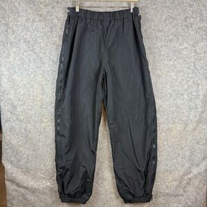 Vintage Columbia Ski Snowboarding Pants Mens XL Black Nylon Waterproof Lined